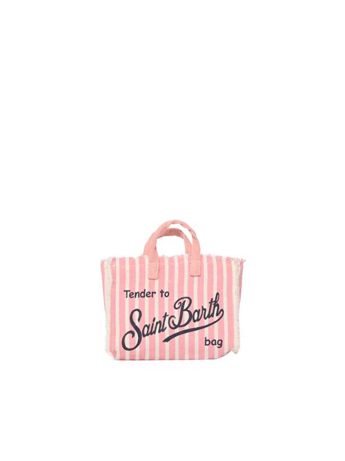 Phone Bag in lino a righe Rosa Mc2 Saint Barth | PHONE00200397L
